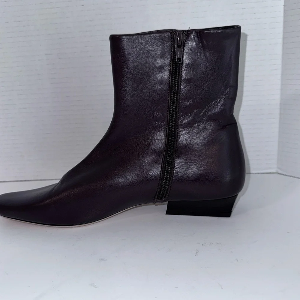 STAUD Wally Espresso Brown Ankle Boots 39.5=9.5
